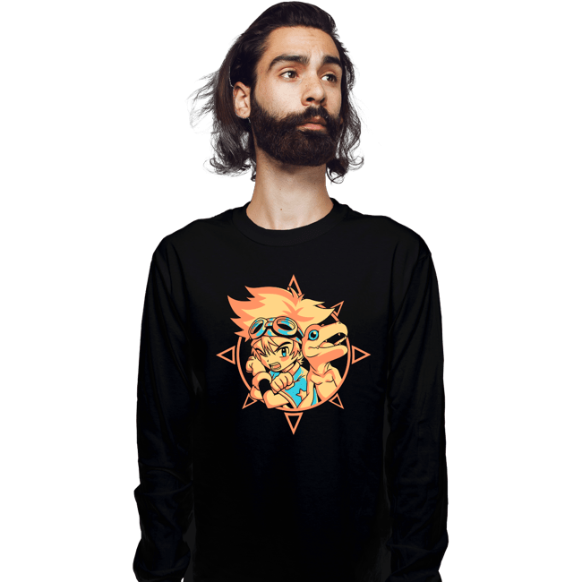 Daily_Deal_Shirts Long Sleeve Shirts, Unisex / Small / Black Digi Courage