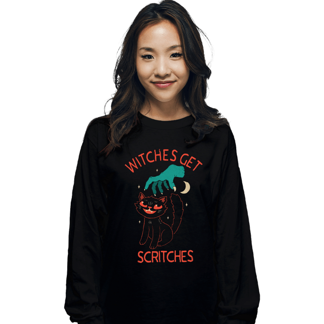 Daily_Deal_Shirts Long Sleeve Shirts, Unisex / Small / Black Witches Get Scritches