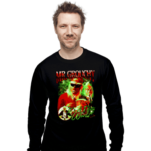 Shirts Long Sleeve Shirts, Unisex / Small / Black Mr Grouchy x CoDdesigns Dirty World