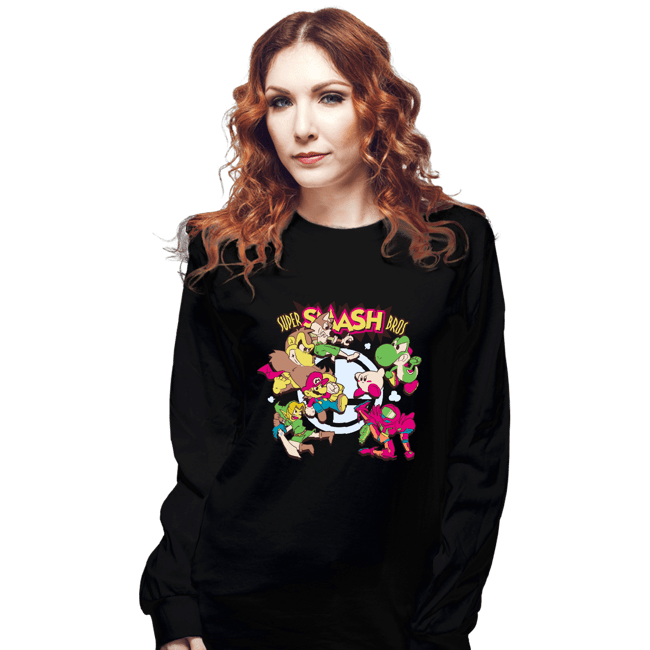 Secret_Shirts Long Sleeve Shirts, Unisex / Small / Black The Smash Team