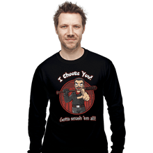 Load image into Gallery viewer, Shirts Long Sleeve Shirts, Unisex / Small / Black Negan Chooses You
