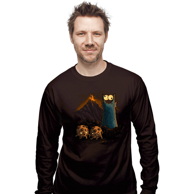 Last_Chance_Shirts Long Sleeve Shirts, Unisex / Small / Dark Chocolate The Lord Of The Cookies