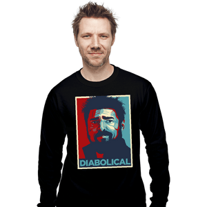 Daily_Deal_Shirts Long Sleeve Shirts, Unisex / Small / Black Diabolical