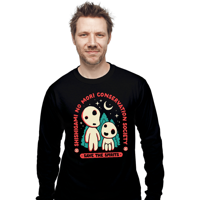Daily_Deal_Shirts Long Sleeve Shirts, Unisex / Small / Black Save The Spirits