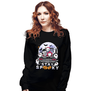Daily_Deal_Shirts Long Sleeve Shirts, Unisex / Small / Black Stay Spooky