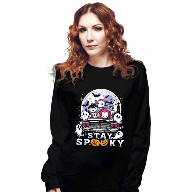 Daily_Deal_Shirts Long Sleeve Shirts, Unisex / Small / Black Stay Spooky