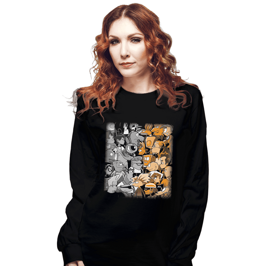 Shirts Long Sleeve Shirts, Unisex / Small / Black Clash Of Toons