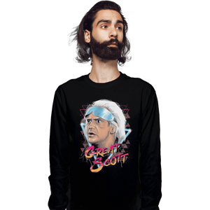 Shirts Long Sleeve Shirts, Unisex / Small / Black Great Scott