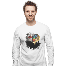 Load image into Gallery viewer, Shirts Long Sleeve Shirts, Unisex / Small / White Robot Touch
