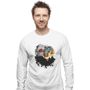 Shirts Long Sleeve Shirts, Unisex / Small / White Robot Touch
