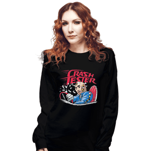 Shirts Long Sleeve Shirts, Unisex / Small / Black Crash Tester