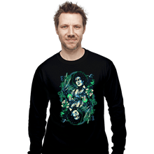 Load image into Gallery viewer, Shirts Long Sleeve Shirts, Unisex / Small / Black Suit Of Scissors
