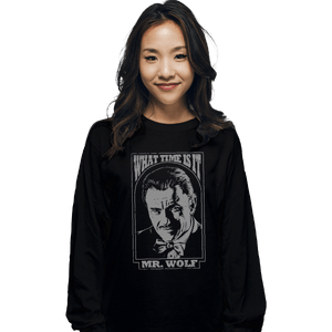 Shirts Long Sleeve Shirts, Unisex / Small / Black The Wolf