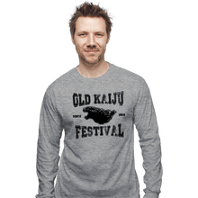 Load image into Gallery viewer, Shirts Long Sleeve Shirts, Unisex / Small / Sports Grey Old Kaiju Festival
