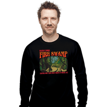 Load image into Gallery viewer, Daily_Deal_Shirts Long Sleeve Shirts, Unisex / Small / Black Famous Fire Swamp
