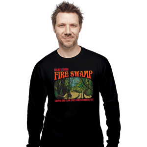 Daily_Deal_Shirts Long Sleeve Shirts, Unisex / Small / Black Famous Fire Swamp