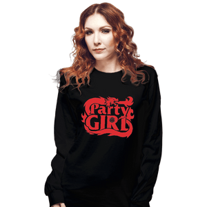 Shirts Long Sleeve Shirts, Unisex / Small / Black Party Girl