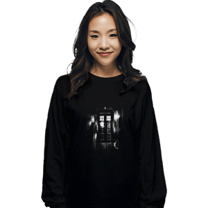 Secret_Shirts Long Sleeve Shirts, Unisex / Small / Black Time And Space