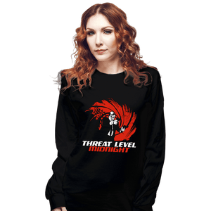 Daily_Deal_Shirts Long Sleeve Shirts, Unisex / Small / Black Double O Threat
