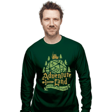 Load image into Gallery viewer, Shirts Long Sleeve Shirts, Unisex / Small / Forest Adventureland Summer RPG Camp
