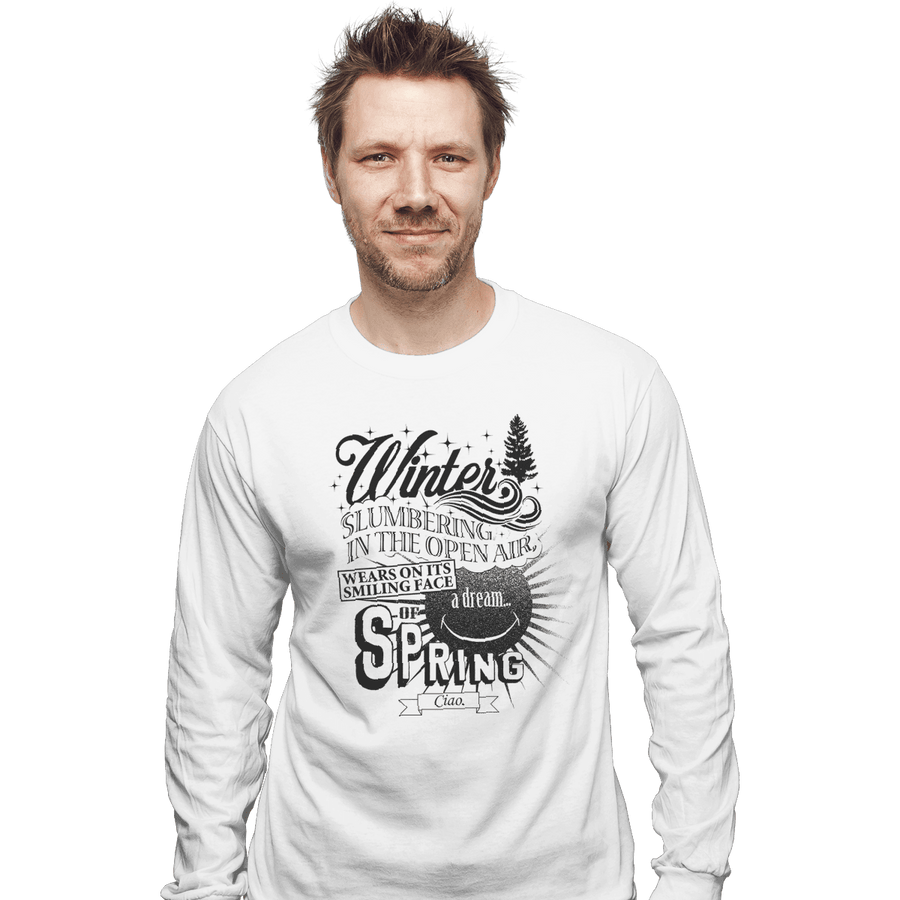Shirts Long Sleeve Shirts, Unisex / Small / White Winter