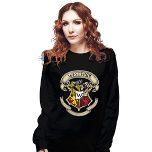 Shirts Long Sleeve Shirts, Unisex / Small / Black Westeros School