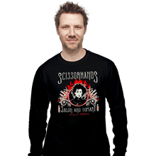 Load image into Gallery viewer, Secret_Shirts Long Sleeve Shirts, Unisex / Small / Black Scissorhands
