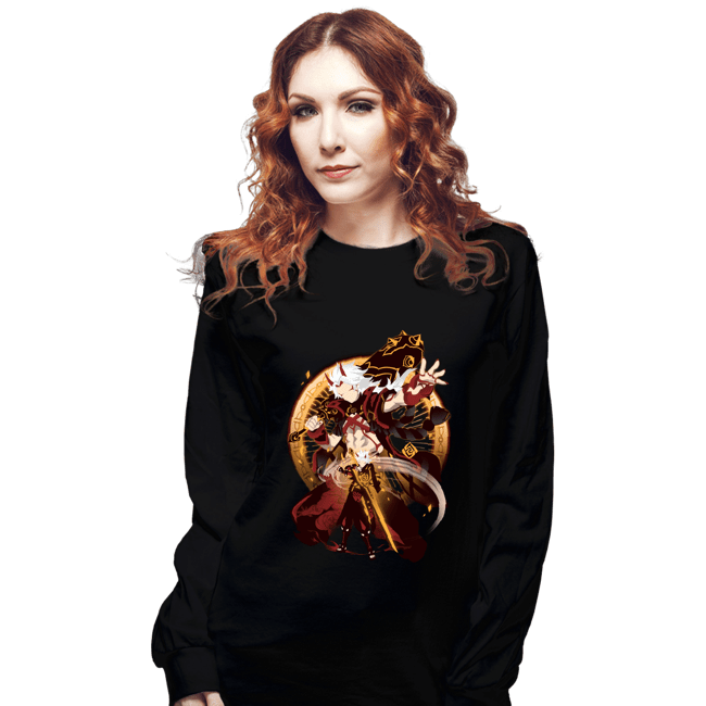 Shirts Long Sleeve Shirts, Unisex / Small / Black Hanamizaka Heroics Arataki Itto