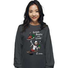 Load image into Gallery viewer, Daily_Deal_Shirts Long Sleeve Shirts, Unisex / Small / Charcoal Lecter Seuss
