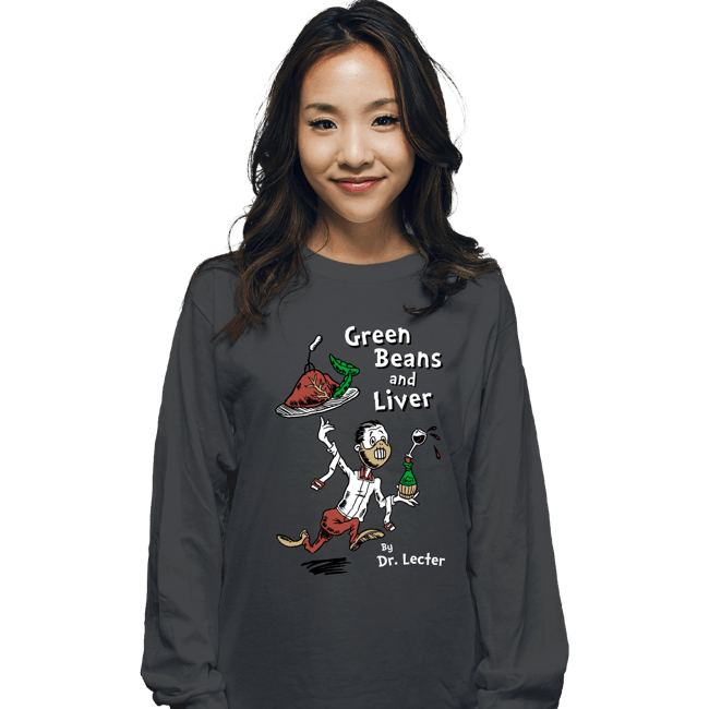 Daily_Deal_Shirts Long Sleeve Shirts, Unisex / Small / Charcoal Lecter Seuss