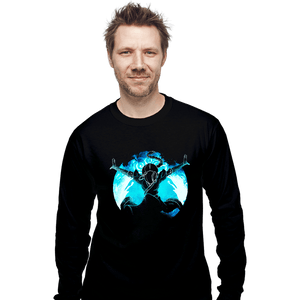 Daily_Deal_Shirts Long Sleeve Shirts, Unisex / Small / Black Water Bender Orb
