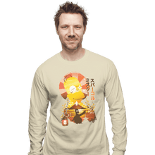 Load image into Gallery viewer, Shirts Long Sleeve Shirts, Unisex / Small / Natural Homer Ukiyoe
