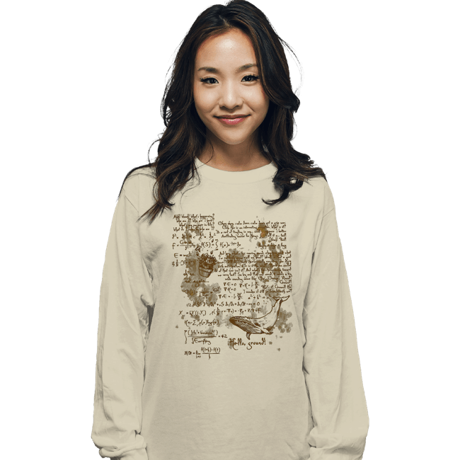 Secret_Shirts Long Sleeve Shirts, Unisex / Small / Natural Hello Ground