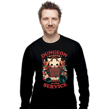 Load image into Gallery viewer, Daily_Deal_Shirts Long Sleeve Shirts, Unisex / Small / Black Dungeon Master&#39;s Call
