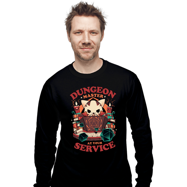Daily_Deal_Shirts Long Sleeve Shirts, Unisex / Small / Black Dungeon Master's Call
