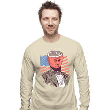 Load image into Gallery viewer, Shirts Long Sleeve Shirts, Unisex / Small / Natural AbraHAM Lincoln
