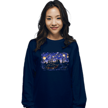 Load image into Gallery viewer, Daily_Deal_Shirts Long Sleeve Shirts, Unisex / Small / Navy Starry Canyon
