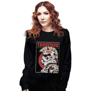 Shirts Long Sleeve Shirts, Unisex / Small / Black Troopunk