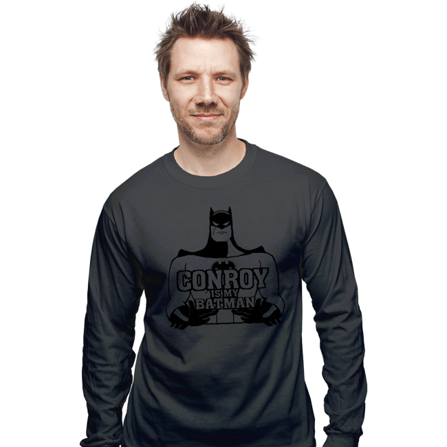 Shirts Long Sleeve Shirts, Unisex / Small / Charcoal Conroy Is My Bat