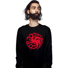 Load image into Gallery viewer, Secret_Shirts Long Sleeve Shirts, Unisex / Small / Black 3 Headed Dragon
