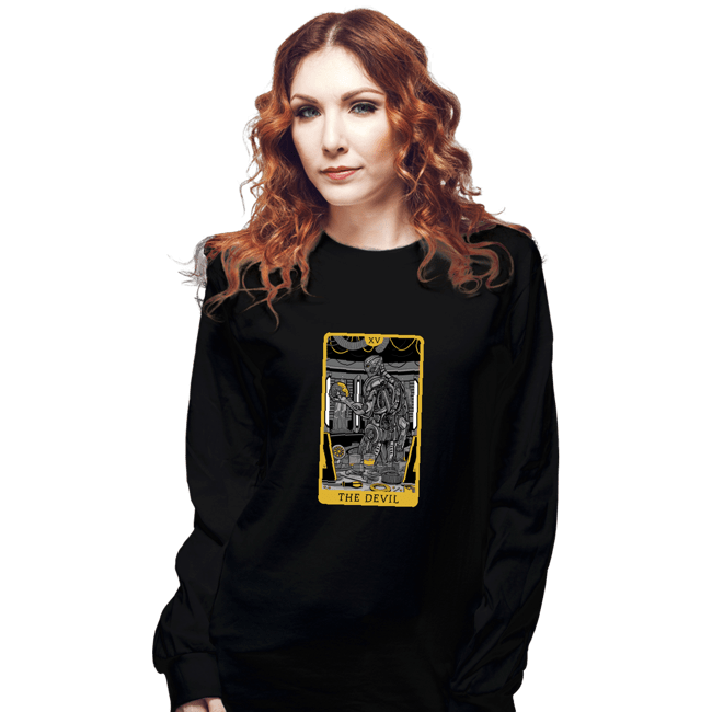Shirts Long Sleeve Shirts, Unisex / Small / Black The Devil Tarot