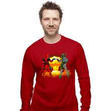 Load image into Gallery viewer, Shirts Long Sleeve Shirts, Unisex / Small / Red Epic Bro Fist
