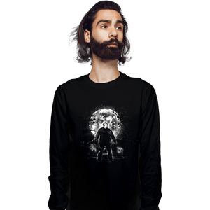 Shirts Long Sleeve Shirts, Unisex / Small / Black Moonlight Jason