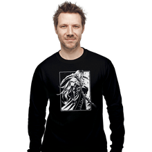 Load image into Gallery viewer, Shirts Long Sleeve Shirts, Unisex / Small / Black The Man In The Black Cape
