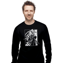 Load image into Gallery viewer, Shirts Long Sleeve Shirts, Unisex / Small / Black The Man In The Black Cape
