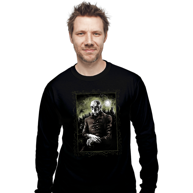 Secret_Shirts Long Sleeve Shirts, Unisex / Small / Black Portrait In Transylvania