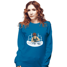 Load image into Gallery viewer, Shirts Long Sleeve Shirts, Unisex / Small / Sapphire Robot Builder
