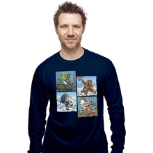 Load image into Gallery viewer, Shirts Long Sleeve Shirts, Unisex / Small / Navy Playful Rebels
