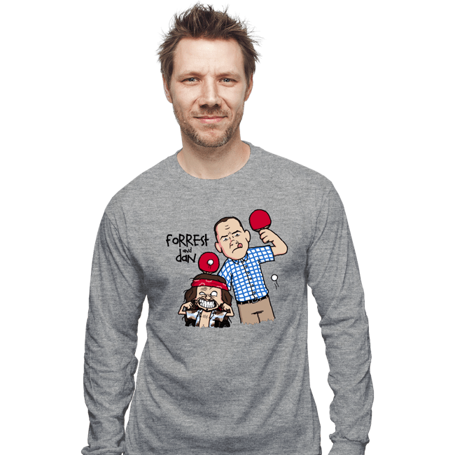 Daily_Deal_Shirts Long Sleeve Shirts, Unisex / Small / Sports Grey Forrest And Dan