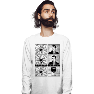 Secret_Shirts Long Sleeve Shirts, Unisex / Small / White Spider Can